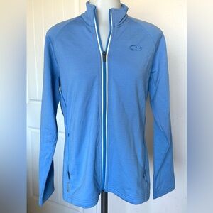 Icebreaker Blue Zip Up Sweater
